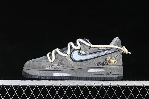 All categories Nk Air Force 1 Air Force series Nk Air Force 1 Low Air Force low-top Nike Air Force 1'07 Low "Dragon & Horse Spirit" Hand-painted graffiti Year of the Horse Chinese style limited edition Air Force 1 low-top casual sneakers CD1221-680